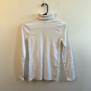 Jcrew cotton white turtleneck